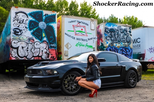 Alex Owen with Alan Esposito's Mustang_1