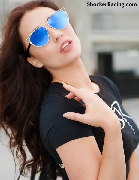 Bex Russ with a Lotus Exige and a Camaro with photos by Dave Warner_1