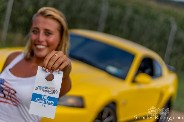 Morgan Kitzmiller with a Mach 1 Mustang_1