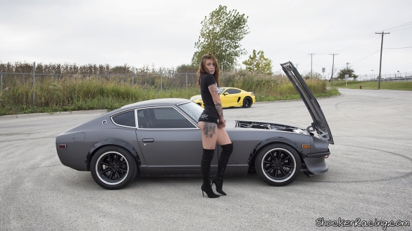 Chloe Harris with a 1976 Datsun 280Z_4