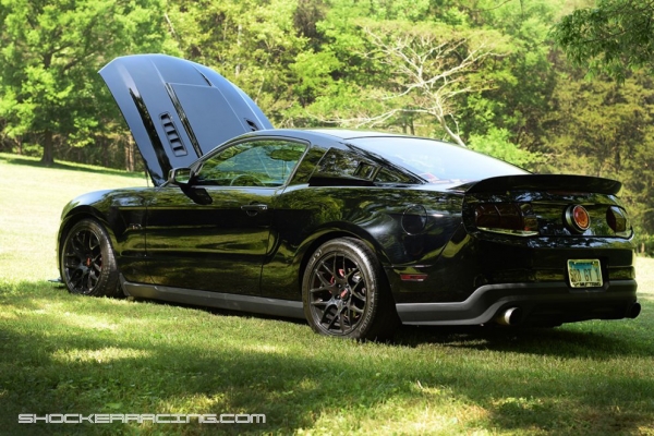 Karisha with Jason's Mustang